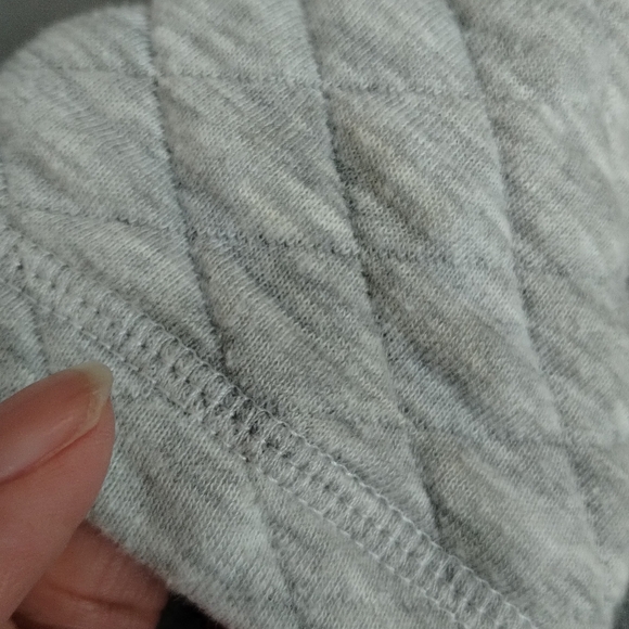 Avalanche Outdoor Supply Co Gray quarter Button quilted Pullover Sweater Girl M - Picture 10 of 15